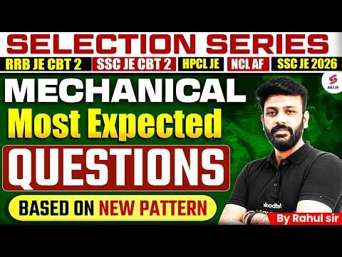 RRB JE/ SSC JE/ NCL Assistant Foreman/ HPCL JE Electrical Classes | Mechanical Classes by Rahul Sir