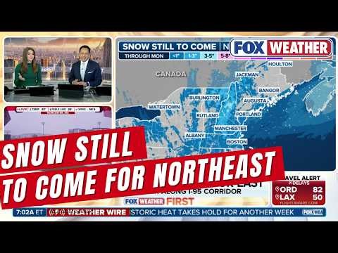 Northeast Could See Some Lingering Snow & Strong Storms Impacting Millions