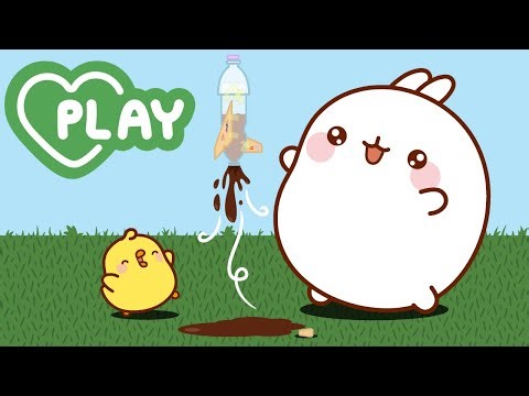 Molang’s Fun Science Lab! 🧪🚀 Easy DIY Experiments for Kids