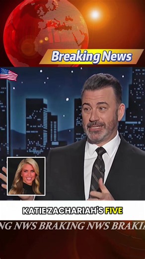 Jimmy Kimmel turned Katie Zachariah’s five-day-long career into a particularly mean-spirited running joke. #breakingnews #new #fyp #trump #usa