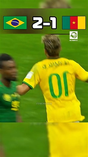Brazil 4-1 Cameroon 🇧🇷🔥 Neymar & Brazil's Samba Magic! Cameroon Destroyed 😱⚽