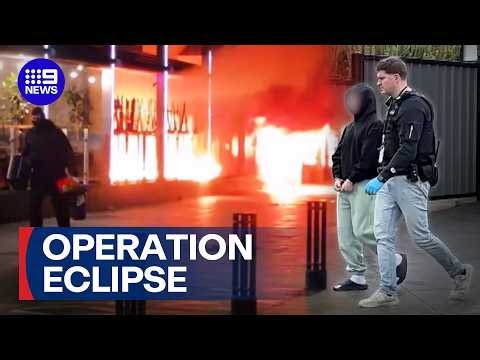 Young man charged with orchestrating Melbourne's reign of arson terror | 9 News Australia