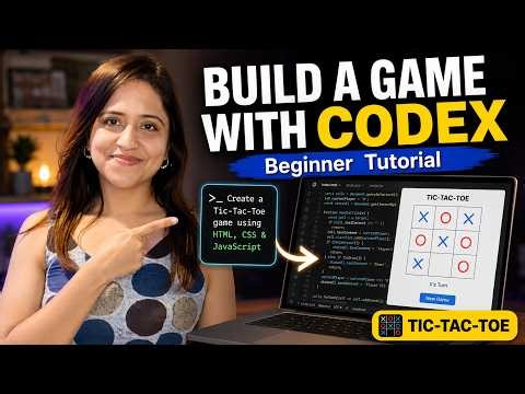 I Built a Tic-Tac-Toe Game with OpenAI Codex — Beginner Friendly Step-by-Step Tutorial