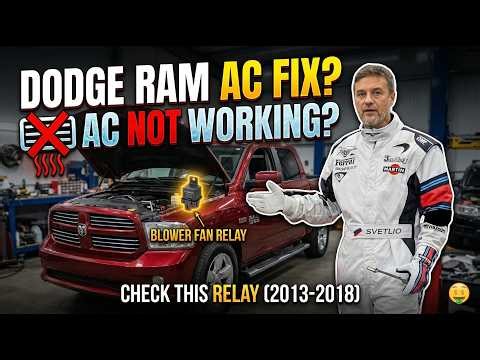 Dodge Ram AC Not Working? Check the AC Blower Fan Relay (2013-2018)