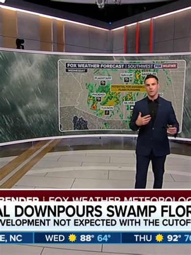 FOX Weather Meteorologist Steve Bender shares an update on the nasty weather targeting the Sunshine State this week, as heavy rain and thunderstorms will trigger a flood threat for Florida. This segment is sponsored by Kalshi.