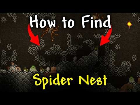 How to Find SPIDER CAVE in Terraria 1.4.5.6 (Seed)