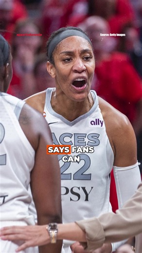 “You can hate me with all your heart” – A’ja Wilson goes after a fan in heated Game 2 clash A’ja Wilson confronted a fan during a heated Game 2 matchup between the Las Vegas Aces and Indiana Fever. After the incident, the multiple-time MVP explained why she felt the fan crossed a line and delivered a powerful message about respect. Follow for more basketball updates! #AjaWilson #WNBA #IndianaFever #LasVegasAces #WNBAPlayoffs #Fever #Aces #nba #sports #basketball #nbaedits #wnbanews