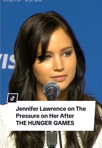 Team Jennifer Lawrence 🫶 Does Jennifer Lawrence feel pressure to find another hit movie after THE HUNGER GAMES? She shared at the TIFF '12 SILVER LININGS PLAYBOOK press conference. 👀 #jenniferlawrence #hungergames #sunriseonthereaping #sexiestmanalive #bradleycooper