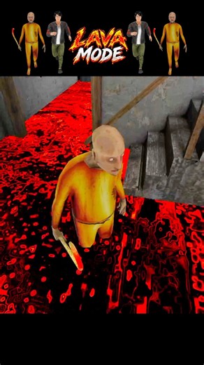 Grandpa Lava House And Multiplayer Gamers Gameplay 😰 #shorts #granny #gaming