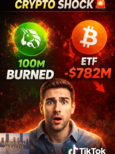Uniswap just burned 100,000,000 UNI tokens while Bitcoin ETFs bled $782,000,000 in outflows… all in 24 hours. Here’s what this means for your crypto portfolio and long-term wealth 👇 #CryptoNews #CryptoTok #Uniswap #Bitcoin #UNI #BitcoinETF #XRP #Stablecoins #CryptoTrading #InvestSmart