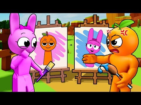 inki vs Oren PAINT BATTLE! Who Wins the Art Contest?! | Roblox Paradise