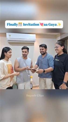 Invitation card🥰 #wedding #bridal #bride #suyashvlogs #miku #love #couple #viralvideo #shorts