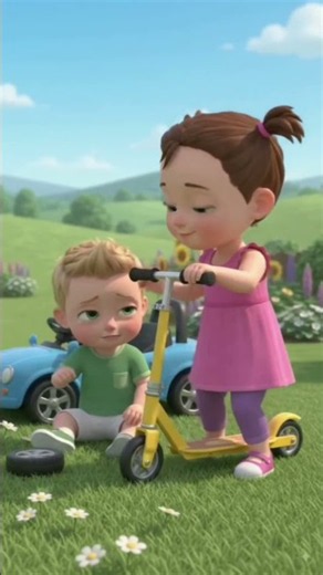 Wheels on the Car 🚗🎶 | Fun Kids Nursery Rhyme | Wheels Go Round & Round | Baby Songs for Kids