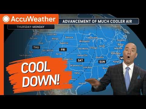 Cold snap, freeze to follow first heat wave of 2026!