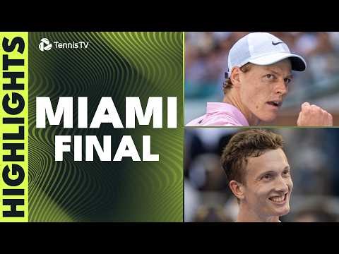 Jannik Sinner vs Jiri Lehecka For The Title 🏆 | Miami 2026 Final Highlights