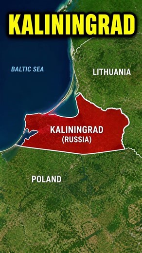 Split Russia #geography #russia #kaliningrad #borders #maps #worldfacts