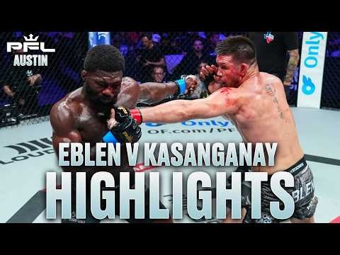 AN MMA MASTERCLASS! | Johnny Eblen v Impa Kasanganay - Highlights | PFL Austin