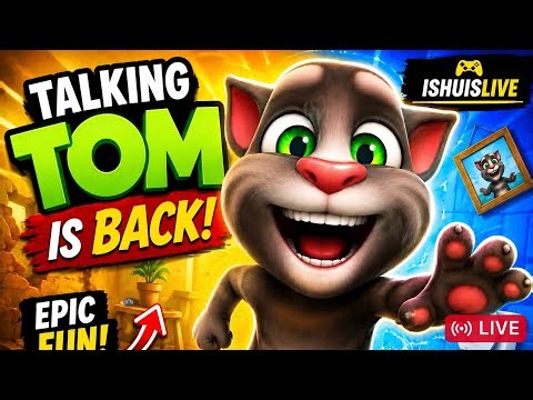 🔴 Talking Tom LIVE 😹 Funny Voice Reactions & Endless Fun | Live Now!