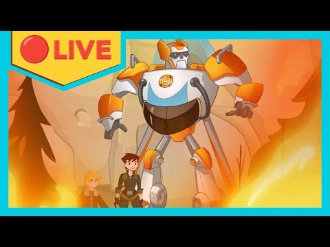 🔴 Heatwave's Best FIRE RESCUES! 🔥🚒 24/7 Live Stream | Transformers: RESCUE BOTS