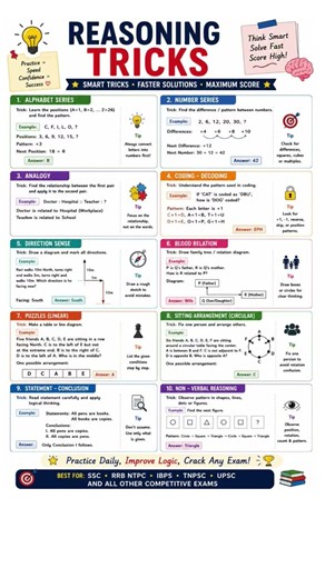 Reasoning Tricks 💫