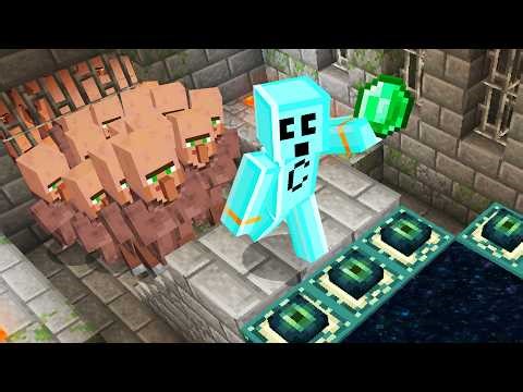 Minecraft but Villagers Beat the Game