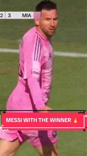 Lionel Messi just continues to do Lionel Messi things for Inter Miami! (via: @Major League Soccer)