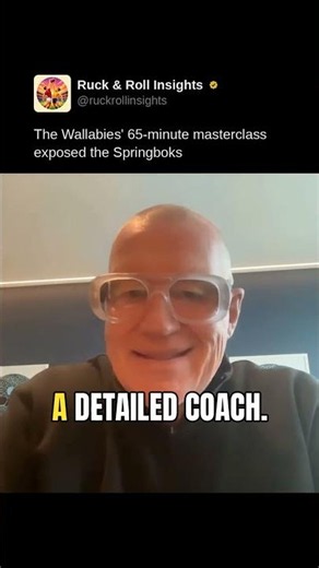 The Wallabies' 65-minute masterclass exposed the Springboks