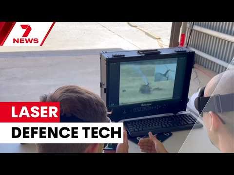 Australia invests in laser counter-drone defence | 7NEWS