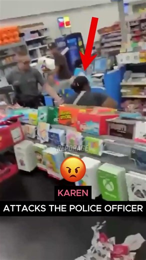 Karen Attacked a Police Officer… INSTANT KARMA! 💀🚔
