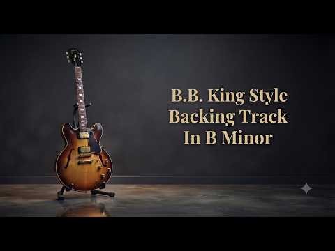 B.B King Style Blues Backing Track Bm