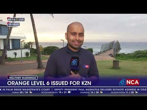 Orange Level 6 weather warning issued for KZN