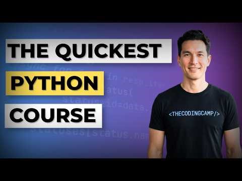 Python Full Crash Course (Fastest Way to Learn Python Basics)