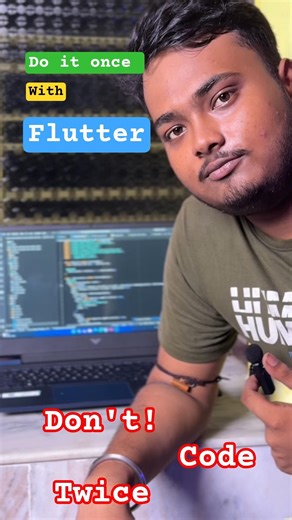 ​Stop coding twice! Build for Android & iOS with ONE codebase! 🚀 #flutter #appdevelopment #coding