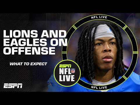 What to expect from the Eagles and Lions on offense this season 🧐 | NFL Live