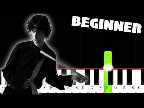 sombr - 12 to 12 - BEGINNER Piano Tutorial
