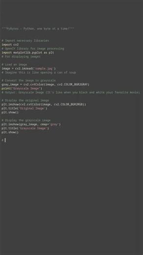 image processing basics #python #showcase