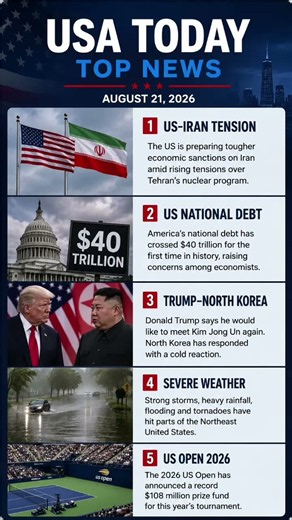 USA TODAY: 5 BIG STORIES YOU NEED TO KNOW!🔥#USANews #USAToday #BreakingNews #America #USA #NewsToday