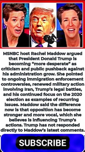 Rachel Maddow Spots How Trump Is Getting ‘More And More Desperate’