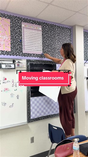 Teacher's Classroom Makeover & Room Move