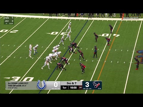 Riley Loenard throws a touchdown bomb in his first NFL start