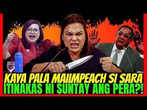 NAKU PO‼️SARA TINAKOT ANG MGA KONGRESISTA⁉️TINAKAS NI SUNTAY ANG PANUHOL⁉️