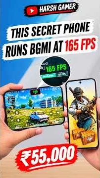 I Found a Phone Thats Runs BGMI at 165 FPS! 🤯