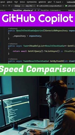 GitHub Copilot. Comparing Model Speeds - Simple Task #githubcopilot 02