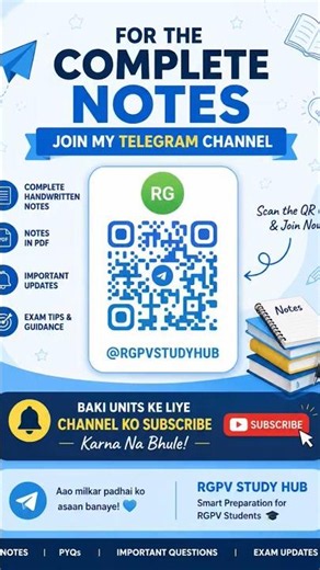 RGPV Unit 2 Notes | Complete Handwritten Notes | Semester Exam Preparation 2026