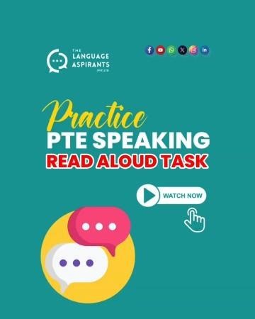 🎙️ PRACTICE PTE SPEAKING — READ ALOUD MODULE 🎯