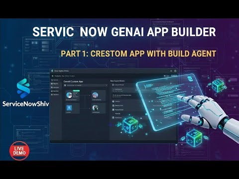 Create ServiceNow Apps in Seconds! GenAI & Build Assist in AES | Part 1