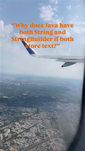 String vs StringBuilder in 30 sec 🚀 Java interview must-know! #automationtesting #sdet #interview