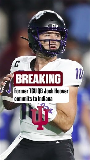 Indiana has their next starting quarterback #cfb #collegefootball #joshhoover #indianahoosiers