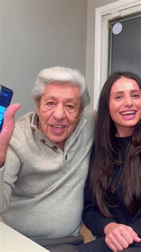 #Ad Surprised Sally Boy with the @lively.social Jitterbug Smart4 from Best Buy Health 🎁 Save $10 extra 60% off when you use code SAVE10 at checkout (promo ends 12/20/25). Head to the link in my bio to shop now! #LivelyForTheHolidays #GiftIdeas #Christmas #grandpa