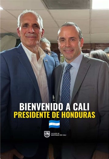 🇭🇳🫱🏻‍🫲🏼 Cali sigue consolidándose como el punto de encuentro de Colombia con el mundo. En el marco de la posesión presidencial de @Abelardo De La Espriella, recibimos al presidente de Honduras, con quien conversamos sobre oportunidades para fortalecer la cooperación entre nuestras regiones, impulsar el comercio, atraer inversión y generar nuevas oportunidades para los caleños. Los grandes acontecimientos llegan a las ciudades que se preparan para hacerlos posibles. Hoy, Cali demuestra que 